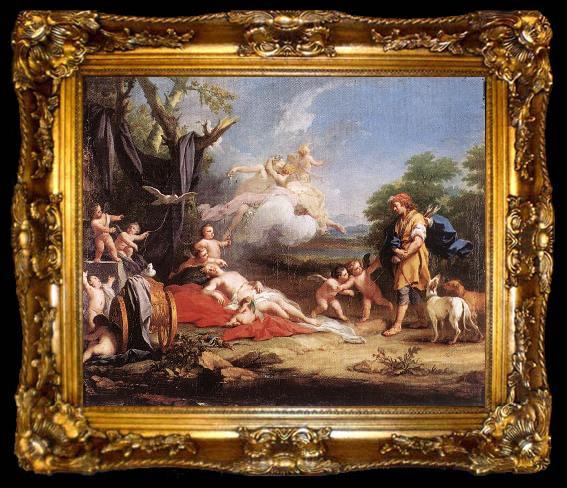 framed  AMIGONI, Jacopo Venus and Adonis ssd, ta009-2